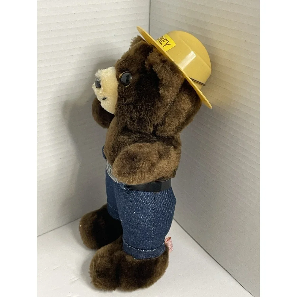 Vintage Smokey the Bear 1983 Plush Stuffed Animal R. Dakin & Company Hat